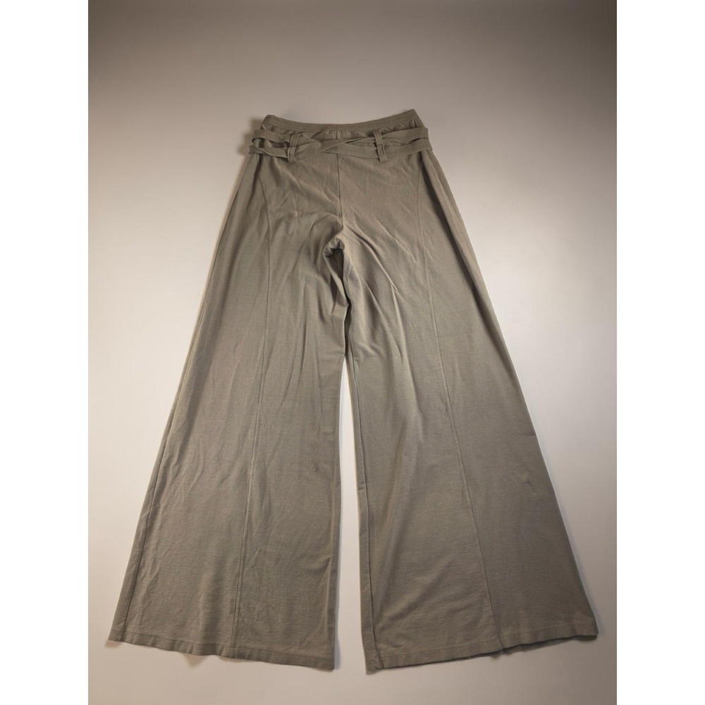 Tehen Par Poles Wide Leg Trouser Lounge Pants Womens Size Small Tan Stretchy